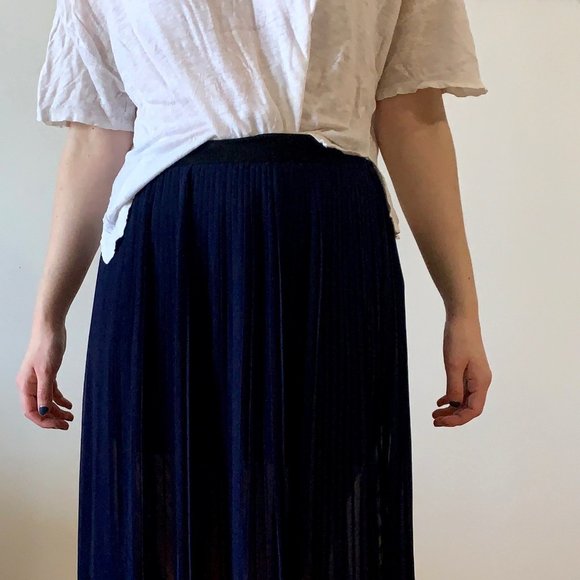Zara Gauze Pleated Skirt - Picture 3 of 4